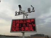 攝像機一體化揚塵檢測站